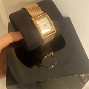 Movado rose gold mother pearl watch NWT